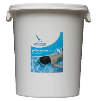 Champion pH Increaser bucket for swimming pool maintenance