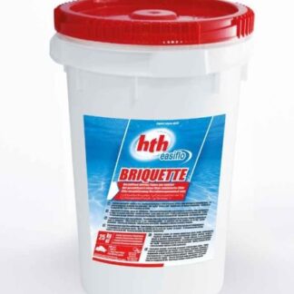 HTH Easiflo Briquette swimming pool chlorine treatment bucket