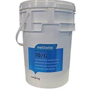 Melclorite 70/G chemical bucket with handle and lid
